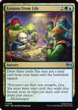 Lessons from Life (TMT-155) - [Commander: Teenage Mutant Ninja Turtles]