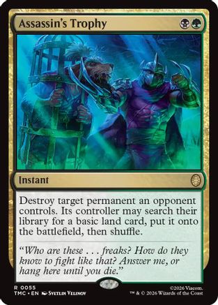 Assassin's Trophy (TMC-055) - [Commander: Teenage Mutant Ninja Turtles]