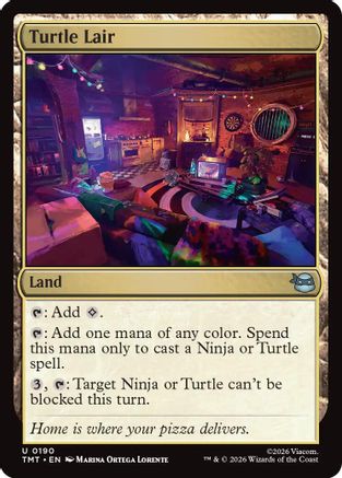 Turtle Lair (TMT-190) - [Teenage Mutant Ninja Turtles]