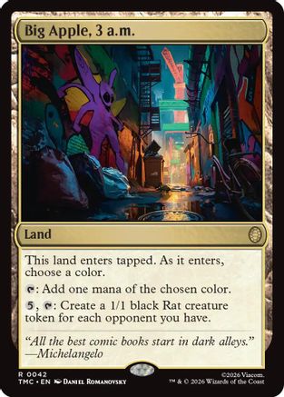 Big Apple, 3 a.m. (TMC-042) - [Commander: Teenage Mutant Ninja Turtles] Foil