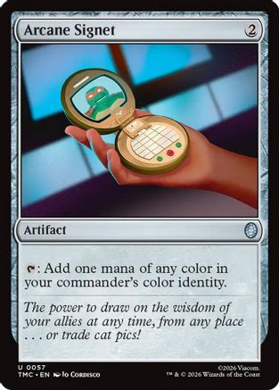 Arcane Signet (TMC-057) - [Commander: Teenage Mutant Ninja Turtles] Foil