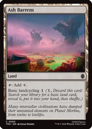 Ash Barrens (TMC-060) - [Commander: Teenage Mutant Ninja Turtles] Foil