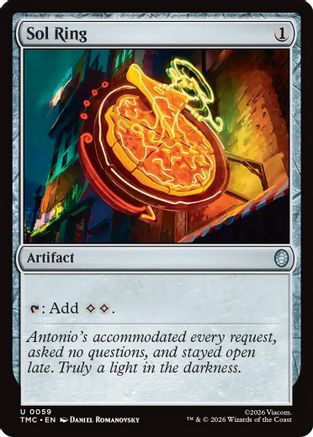 Sol Ring (TMC-059) - [Commander: Teenage Mutant Ninja Turtles] Foil