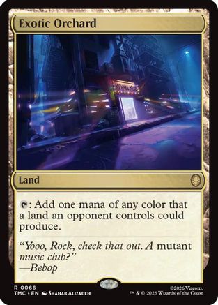 Exotic Orchard (TMC-066) - [Commander: Teenage Mutant Ninja Turtles] Foil