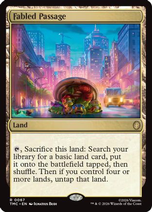 Fabled Passage (TMC-067) - [Commander: Teenage Mutant Ninja Turtles] Foil