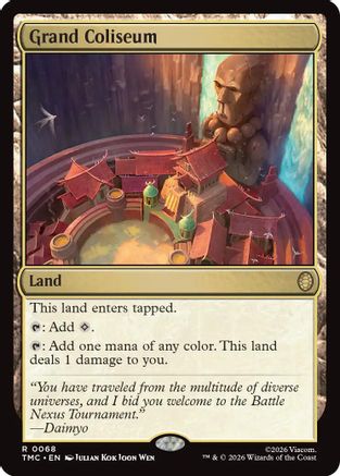 Grand Coliseum (TMC-068) - [Commander: Teenage Mutant Ninja Turtles] Foil
