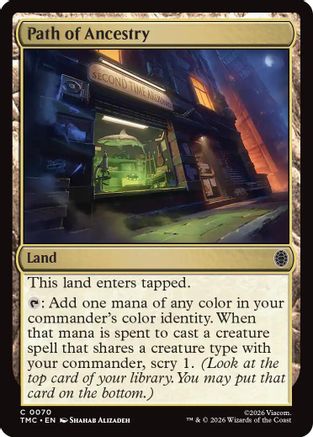 Path of Ancestry (TMC-070) - [Commander: Teenage Mutant Ninja Turtles] Foil