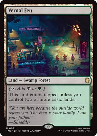 Vernal Fen (TMC-081) - [Commander: Teenage Mutant Ninja Turtles] Foil
