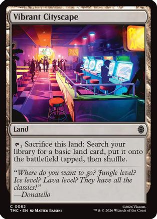 Vibrant Cityscape (TMC-082) - [Commander: Teenage Mutant Ninja Turtles] Foil