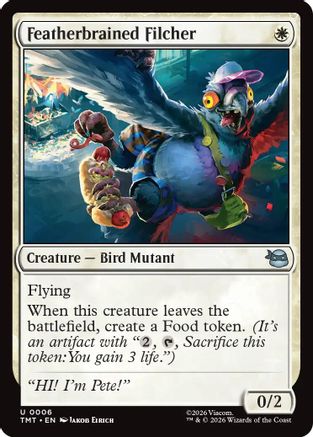 Featherbrained Filcher (TMT-006) - [Teenage Mutant Ninja Turtles] Foil