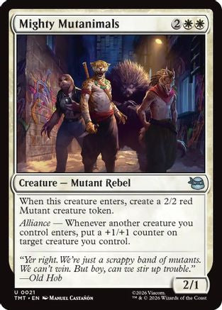 Mighty Mutanimals (TMT-021) - [Teenage Mutant Ninja Turtles] Foil