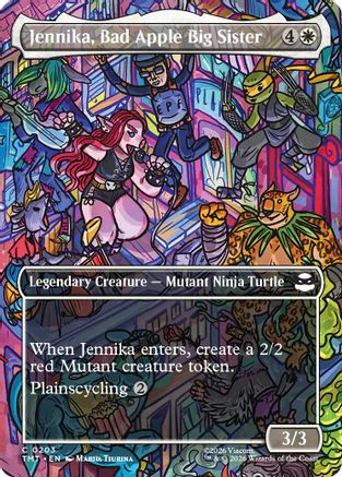Jennika, Bad Apple Big Sister (Borderless) (TMT-203) - [Teenage Mutant Ninja Turtles] Foil