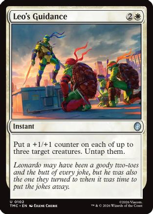 Leo's Guidance (TMC-102) - [Commander: Teenage Mutant Ninja Turtles]