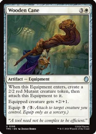 Wooden Cane (TMC-106) - [Commander: Teenage Mutant Ninja Turtles]