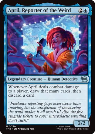 April, Reporter of the Weird (TMT-030) - [Teenage Mutant Ninja Turtles] Foil