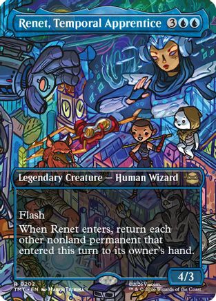 Renet, Temporal Apprentice (Borderless) (TMT-202) - [Teenage Mutant Ninja Turtles]