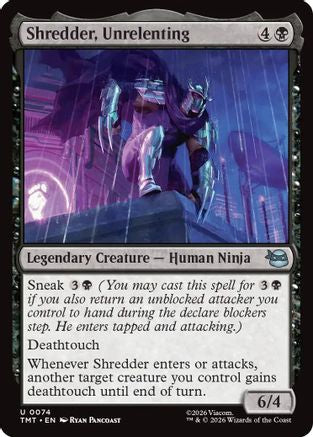 Shredder, Unrelenting (TMT-074) - [Teenage Mutant Ninja Turtles]