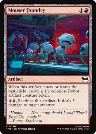 Mouser Foundry (TMT-096) - [Teenage Mutant Ninja Turtles] Foil