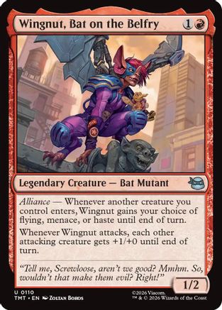 Wingnut, Bat on the Belfry (TMT-110) - [Teenage Mutant Ninja Turtles]