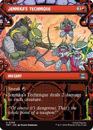 Jennika's Technique (Showcase) (TMT-236) - [Teenage Mutant Ninja Turtles] Foil