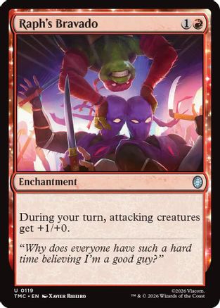 Raph's Bravado (TMC-119) - [Commander: Teenage Mutant Ninja Turtles]