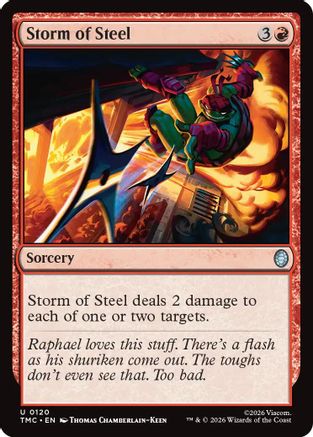 Storm of Steel (TMC-120) - [Commander: Teenage Mutant Ninja Turtles]
