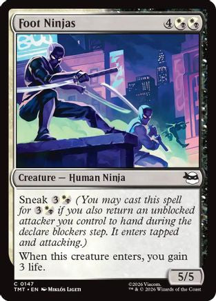Foot Ninjas (TMT-147) - [Teenage Mutant Ninja Turtles] Foil