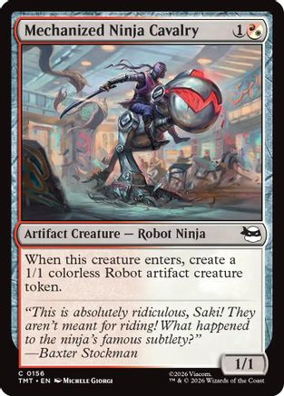 Mechanized Ninja Cavalry (TMT-156) - [Teenage Mutant Ninja Turtles] Foil