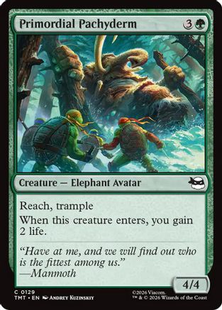 Primordial Pachyderm (TMT-129) - [Teenage Mutant Ninja Turtles] Foil