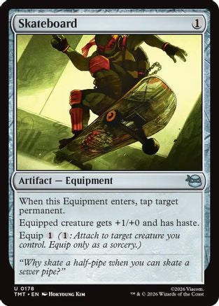Skateboard (TMT-178) - [Teenage Mutant Ninja Turtles] Foil