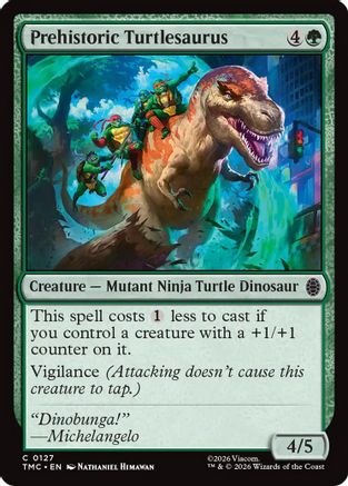 Prehistoric Turtlesaurus (TMC-127) - [Commander: Teenage Mutant Ninja Turtles]