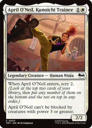 April O'Neil, Kunoichi Trainee (TMT-003) - [Teenage Mutant Ninja Turtles] Foil