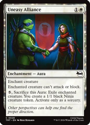 Uneasy Alliance (TMT-028) - [Teenage Mutant Ninja Turtles] Foil