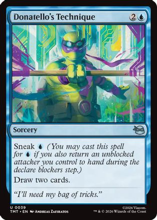 Donatello's Technique (TMT-039) - [Teenage Mutant Ninja Turtles] Foil