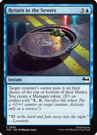 Return to the Sewers (TMT-052) - [Teenage Mutant Ninja Turtles] Foil