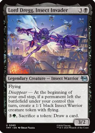 Lord Dregg, Insect Invader (TMT-065) - [Teenage Mutant Ninja Turtles] Foil