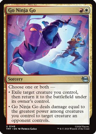 Go Ninja Go (TMT-149) - [Teenage Mutant Ninja Turtles] Foil