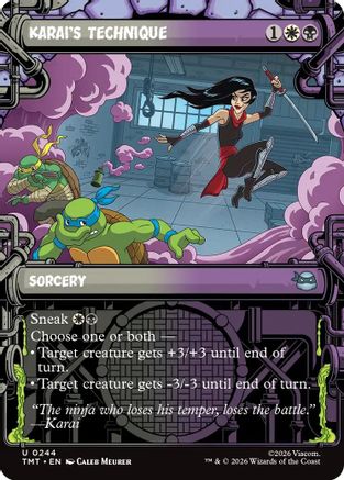 Karai's Technique (Showcase) (TMT-244) - [Teenage Mutant Ninja Turtles] Foil