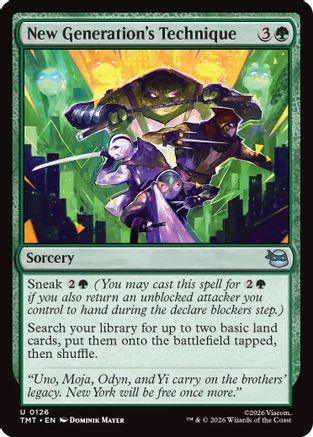 New Generation's Technique (TMT-126) - [Teenage Mutant Ninja Turtles] Foil