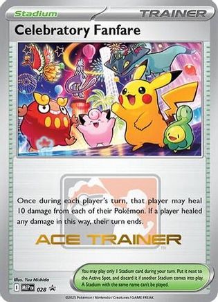 Celebratory Fanfare (Ace Trainer) 28 - [ME Mega Evolution Promo]