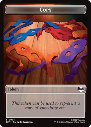 Copy // Mutagen Double-Sided Token (TMT-1 // 9) - [Teenage Mutant Ninja Turtles]