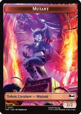 Mutant // Mutagen Double-Sided Token (TMT-7 // 9) - [Teenage Mutant Ninja Turtles]