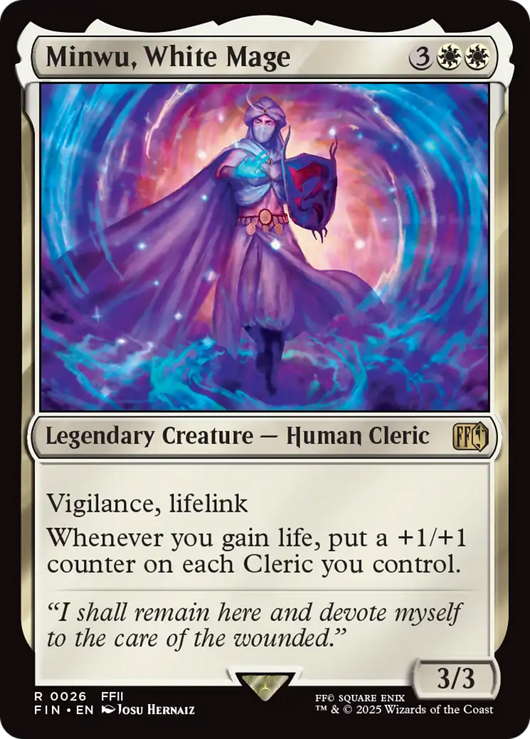 Minwu, White Mage (FIN-026) - [FINAL FANTASY]