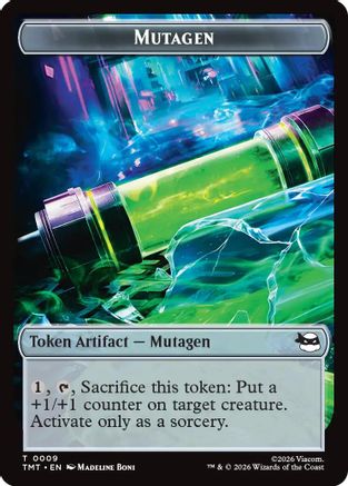 Mutagen // Food Double-Sided Token (TMT-9 // 8) - [Teenage Mutant Ninja Turtles]