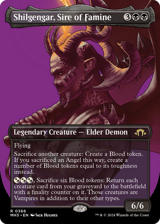 Shilgengar, Sire of Famine (MH3-366) - [Modern Horizons 3] (Borderless) 