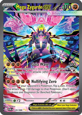 Mega Zygarde ex - 120/088 120 - [ME03 Perfect Order] Holofoil