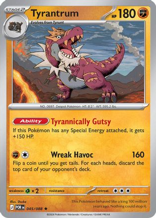 Tyrantrum 45 - [ME03 Perfect Order] Holofoil