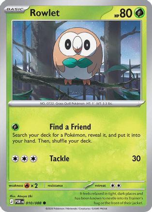 Rowlet - 010/088 10 - [ME03 Perfect Order]
