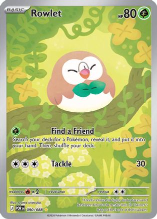 Rowlet - 090/088 90 - [ME03 Perfect Order] Holofoil
