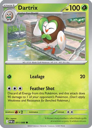 Dartrix 11 - [ME03 Perfect Order] Reverse Holofoil